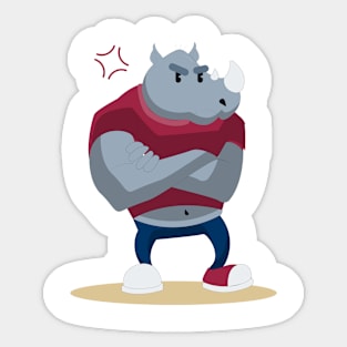 Rhino Sticker